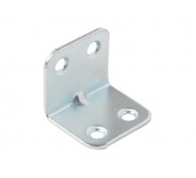 Уголок мебельный 25х25х25 мм белый цинк (4 шт в зип-локе)  STARFIX