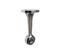 Держатель трубы d25 мм дистанционный сквозной, хром STARFIX