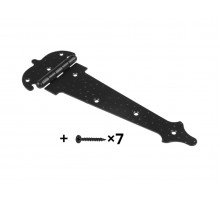 Петля-стрела 250 мм фигурная, черн.мат. STARFIX