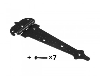 Петля-стрела 250 мм фигурная, черн.мат. STARFIX