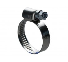 Хомут червячный 30-45 мм, нерж.сталь (W2), DIN 3017 (5 шт в зип-локе) STARFIX