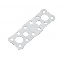 Пластина крепежная 100х35 белый цинк Цвiк (Фактический размер изделия 91*30мм, толщина 1,7мм) (ЦВIК)