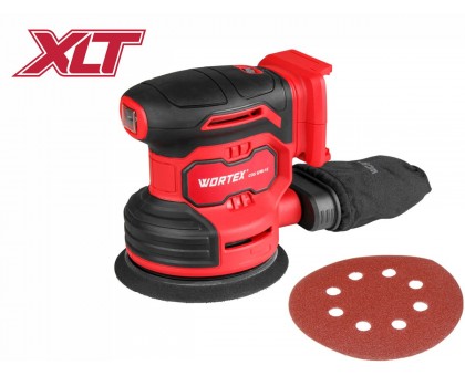 Аккум. эксцентриковая шлифмашина WORTEX COS 1218-1 E в кор. 