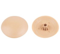 Заглушка для самореза PH2, декоративная светло-бежевая (50 шт в зип-локе) STARFIX