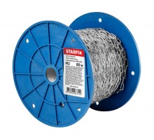 Цепь сварная короткозвенная, оцинк. М2 DIN 766 (бухта 80 м) STARFIX
