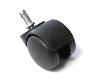 Опора колёсная d-50мм со штырем, пластмасса STARFIX