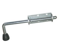 Задвижка дверная  ЗД-10, белый цинк STARFIX