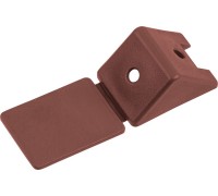 Уголок мебельный пласт. красное дерево (100 шт в пакете) STARFIX