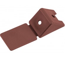 Уголок мебельный пласт. красное дерево (100 шт в пакете) STARFIX