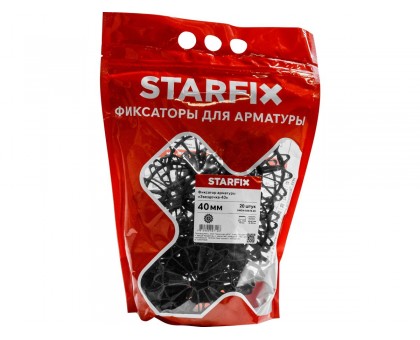 Фиксатор арматуры "Звездочка-40" 6-20 (20 шт в дой-паке) STARFIX