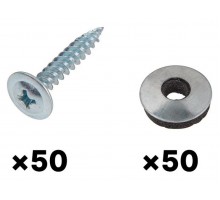 Набор для крепления теплиц, деревянный каркас (50 шт в зип-локе) STARFIX