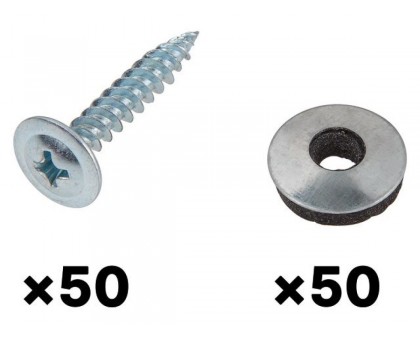 Набор для крепления теплиц, деревянный каркас (50 шт в зип-локе) STARFIX