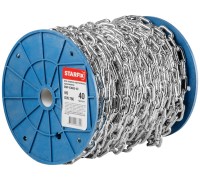 Цепь сварная короткозвенная, оцинк. М5 DIN 766 (бухта 40 м) STARFIX