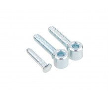 Петля ввертная ПВв2 1,25мм, цинк STARFIX (с резьбой под металл)