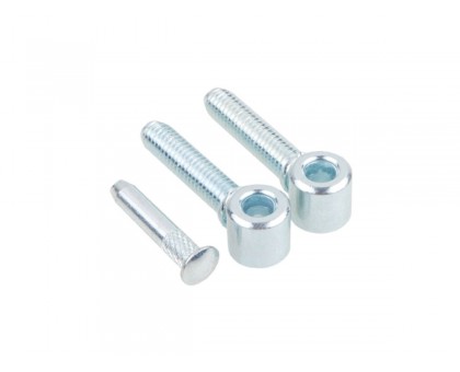 Петля ввертная ПВв2 1,25мм, цинк STARFIX (с резьбой под металл)