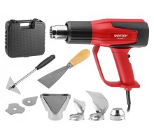 Термовоздуходувка WORTEX HG 6120-1 в чем. + набор сопл 