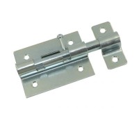 Задвижка дверная 82 мм ЗД-07, белый цинк STARFIX