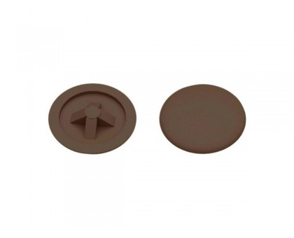 Заглушка для самореза PH2, декоративная коричневая (50 шт в зип-локе) STARFIX