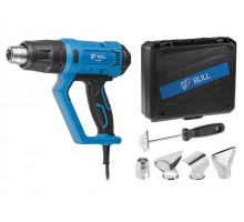 Термовоздуходувка BULL HG 6501 в чем. + набор сопл 2000 Вт