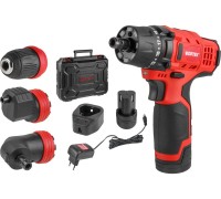 Аккум. дрель-шуруповерт WORTEX BD 1215 LiSET в чем. + 2 насадки