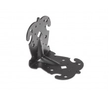 Уголок 105х105х100 мм фигурный, черн.мат. STARFIX