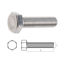 Болт М10х40 шестигр., нерж.сталь (А2), DIN 933 (2 шт в зип-локе) STARFIX