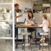 Стул барный уличный Cozy bar stool (Коузи Бар), фиолетовый