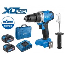 Аккум. дрель-шуруповерт BULL SR 1802 в чем. XLTpro БЕСЩЕТ., 18 В, 80 Н*м, 2*4 А*ч, БЗП 13 мм