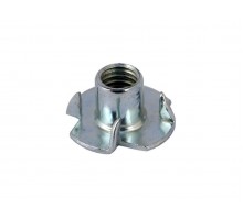 Гайка М6/9 врезная, цинк, DIN 1624 (500 шт в карт. уп.) STARFIX