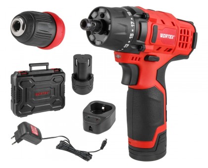 Аккум. дрель-шуруповерт WORTEX BD 1215 LiSET в чем. 