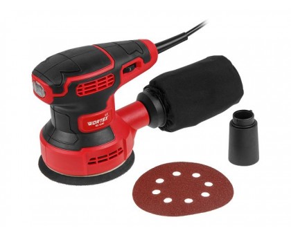 Эксцентриковая шлифмашина WORTEX LX RS 1230 в кор. 280 Вт, 125 мм