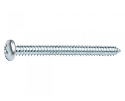 Шуруп 3.9х16 мм полусф. головка, белый цинк, острый, DIN 7981 (100 шт в зип-локе) STARFIX