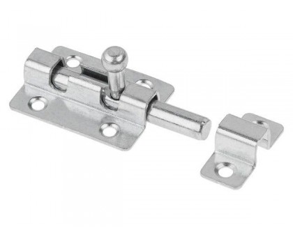 Шпингалет 40 мм, белый цинк STARFIX