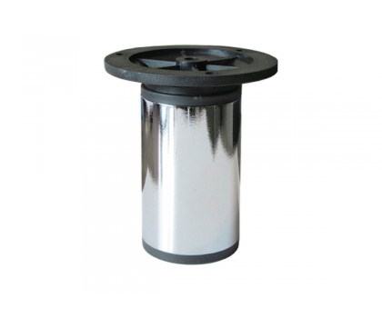 Опора мебельная круглая d50 100-120 мм, хром STARFIX