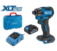 Аккум. ударный гайковерт/винтоверт BULL CID 2218 в чем. XLTpro, SET, БЕСЩЕТ., 18 В, 220 Н*м, 1х4 А*ч