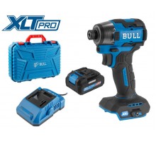 Аккум. ударный гайковерт/винтоверт BULL CID 2218 в чем. XLTpro, SET, БЕСЩЕТ., 18 В, 220 Н*м, 1х4 А*ч