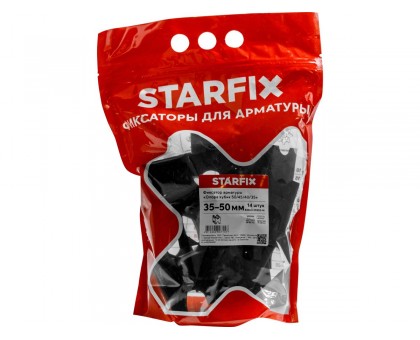 Фиксатор арматуры "Опора Кубик 50/45/40/35" 4-32 (14 шт в дой-паке) STARFIX
