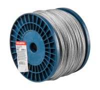 Трос стальной, оцинк. М3 DIN 3055 (бухта 200 м) STARFIX