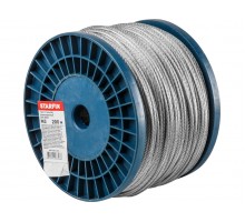 Трос стальной, оцинк. М3 DIN 3055 (бухта 200 м) STARFIX
