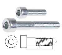 Винт М10х80 мм с внутр. шестигр., цинк, кл.пр. 8.8, DIN 912 (5 кг) STARFIX