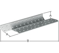 Держатель балки левый 40х250 мм DB L белый цинк STARFIX