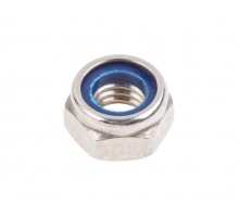 Гайка М12 со стопорным кольцом, нерж.сталь (А2), DIN 985 (100 шт в уп.) (STARFIX)