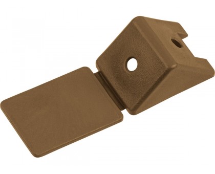 Уголок мебельный пласт. орех (4 шт в зип-локе) STARFIX