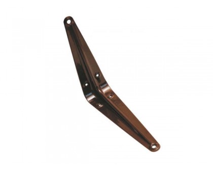 Кронштейн с ребром жесткости 75х100 мм коричневый STARFIX