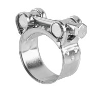 Хомут силовой 36-39мм, цинк (20 шт в пакете) STARFIX