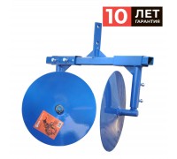 Окучник дисковый SKIPER ОР-3 (д. дисков 370мм, центр.стойка 14 мм) под сцепку №5. Полимер.