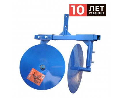 Окучник дисковый SKIPER ОР-3 (д. дисков 370мм, центр.стойка 14 мм) под сцепку №5. Полимер.