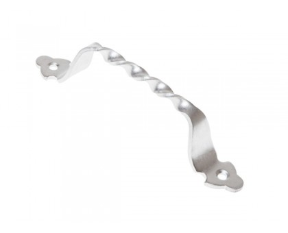 Ручка-скоба 80 мм витая, белый цинк STARFIX