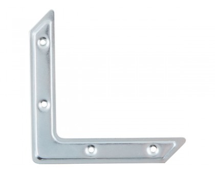 Уголок оконный 75х75x2 мм, белый цинк STARFIX