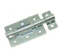 Задвижка дверная 100 мм ЗД-08, белый цинк STARFIX